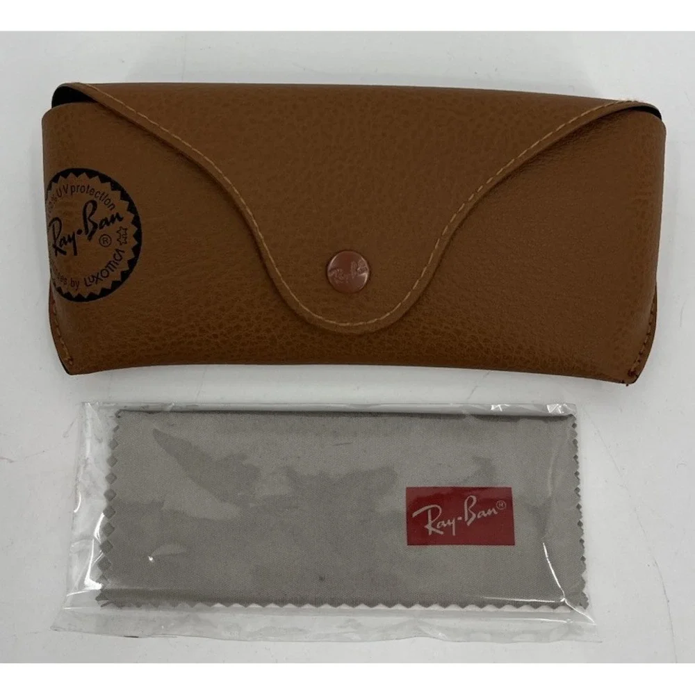 Ray Ban Universal Brown Medium Soft Case for Sunglasses & Eyeglasses with Cloth